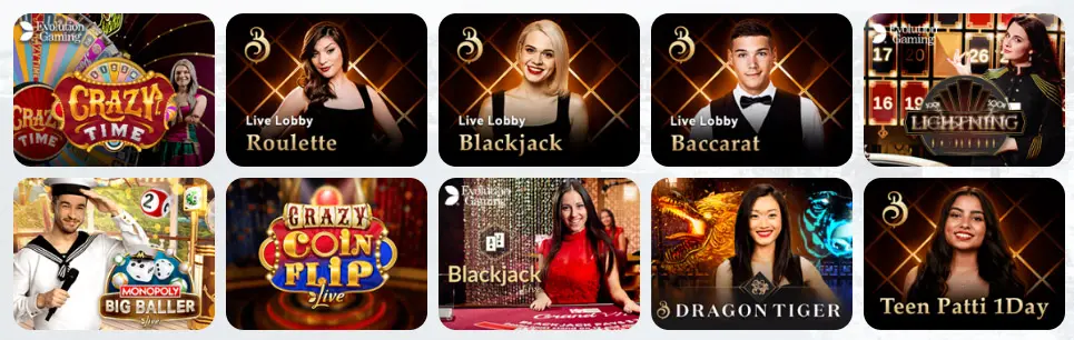 Live casino games LOPEBET CASINO