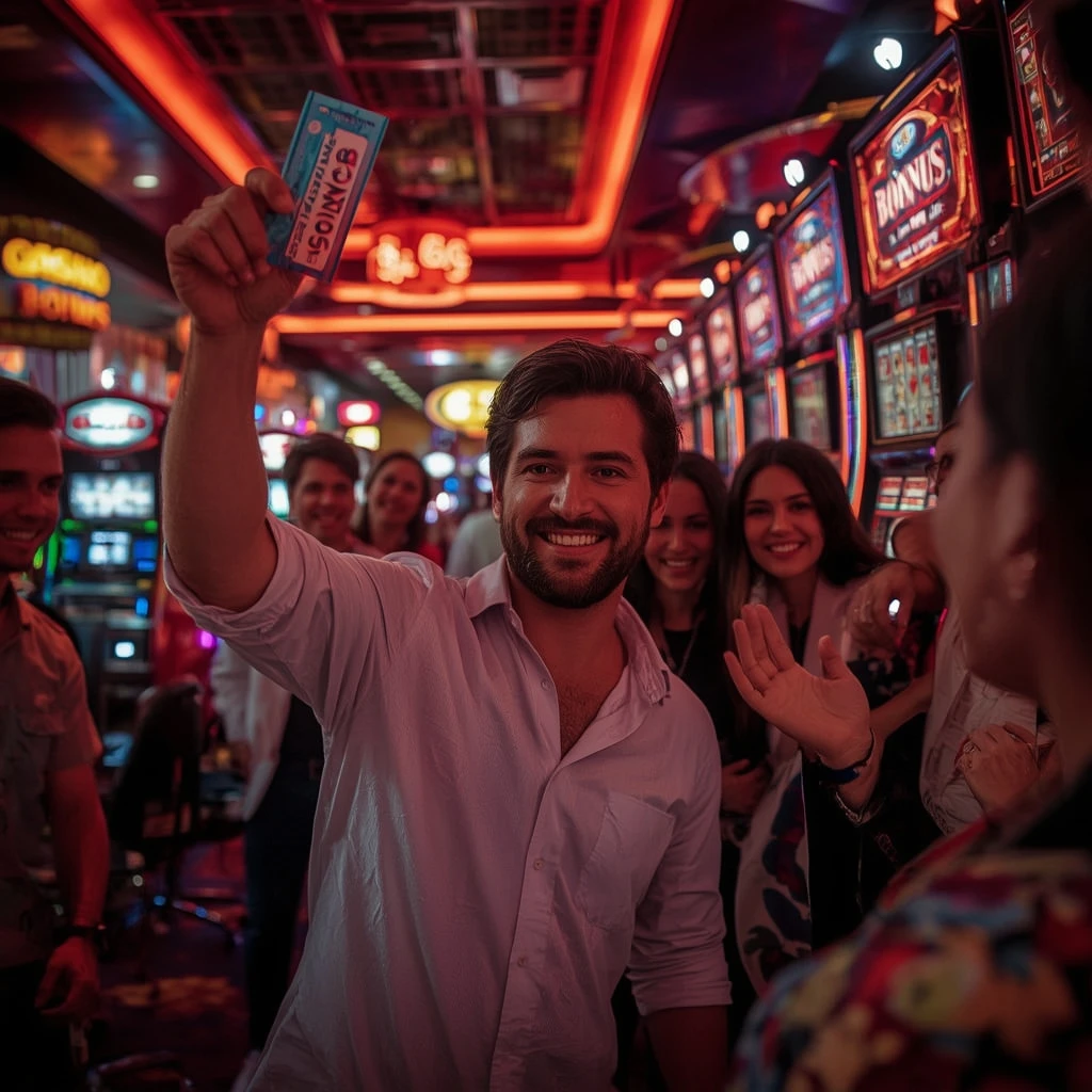 a person with a casino bonus LOPEBET CASINO